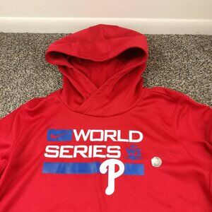 NWOT Philadelphia Phillies Hoodie Nike 2022 World Series Sweatshirt Womens XL